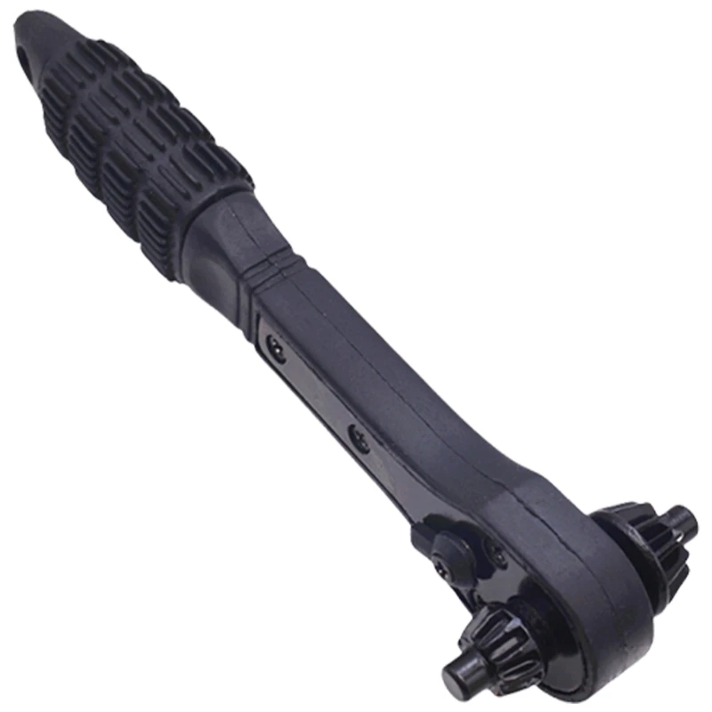 

Ratchet Drill Chuck Key Wrench Black Ratchet Double-Use Wrench 12.7mm/17.5mm Tool Drill Press Chuck Key