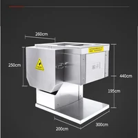 Desktop Meat Cutter Machine For Pork Lamb Beef Chicken Breast Vegetable Electric Meat Slicer 2