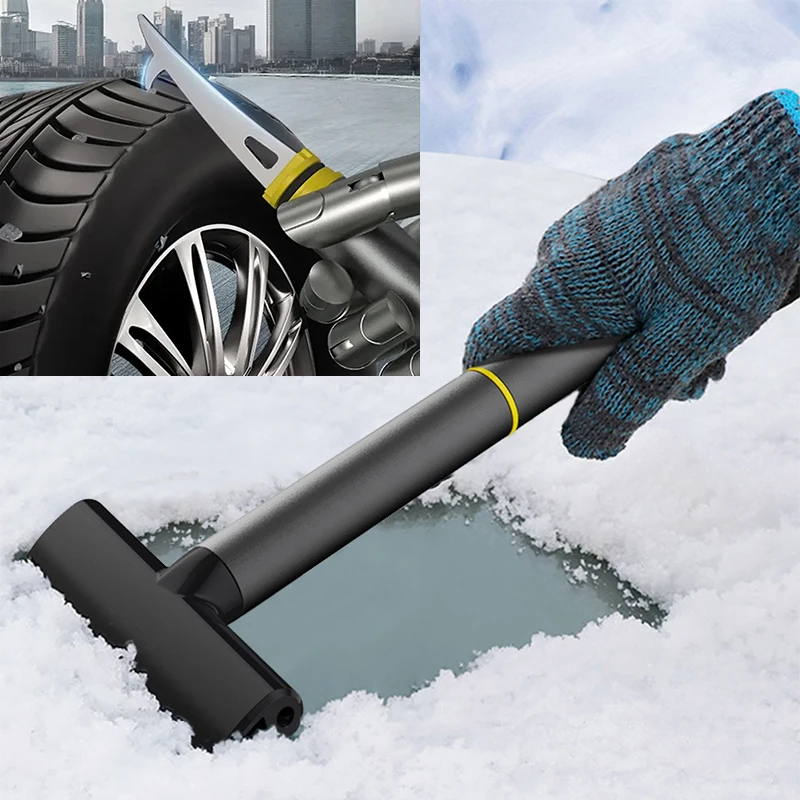 Car Ice Scraper Snow Removal Car Windshield Window Snow Cleaning Glass Scraping Tool TPU Winter Auto Ice Breaker Shovel windshield shovel snow ice scraper