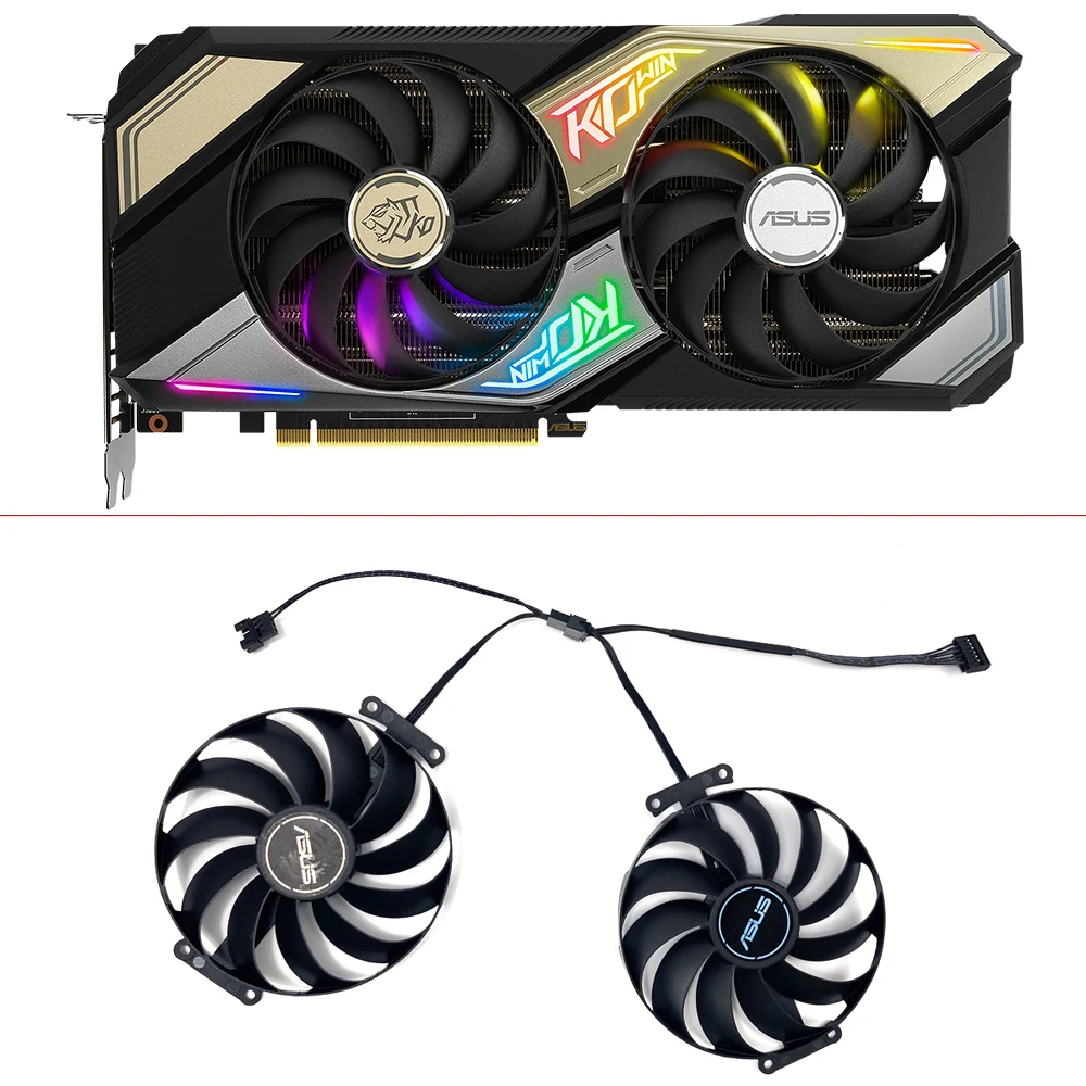 Fai Da Te 95Mm Cf1010U12S Fdc10U12S9-C 7Pin Rtx3060Ti 3070 Gpu Ventola Per Asus Ko Geforce Rtx 3060 Ti 3070 Oc Edition 8Gb Gddr6 Gup Fan