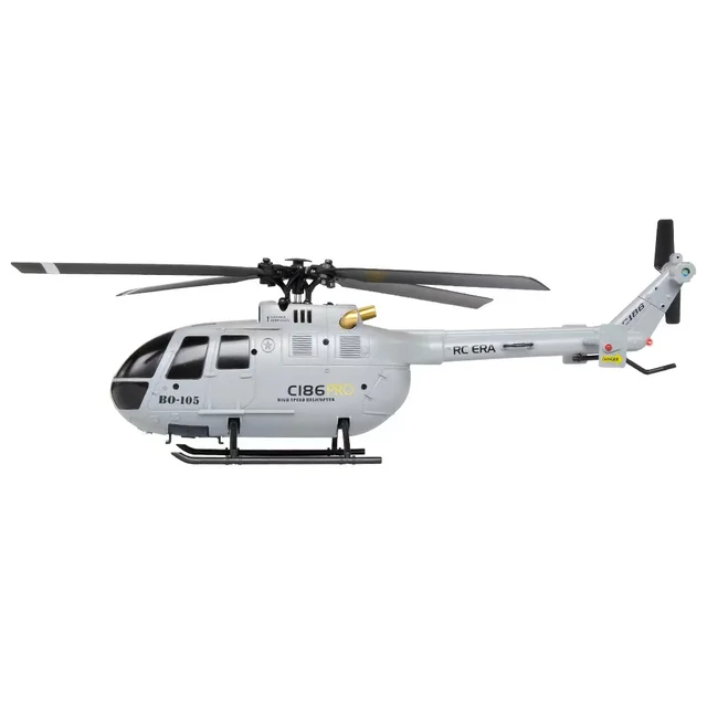 JDHMBD BO-105 C186 2.4G RC Helicopter 4 propellers 6 axis electronic gyroscope for stabilization, air pressure for height 3