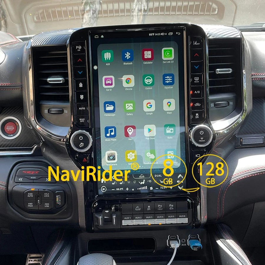 Big Qled Screen Stereo Navigation For Dodge Ram 2019 - 2023 Android Media Video