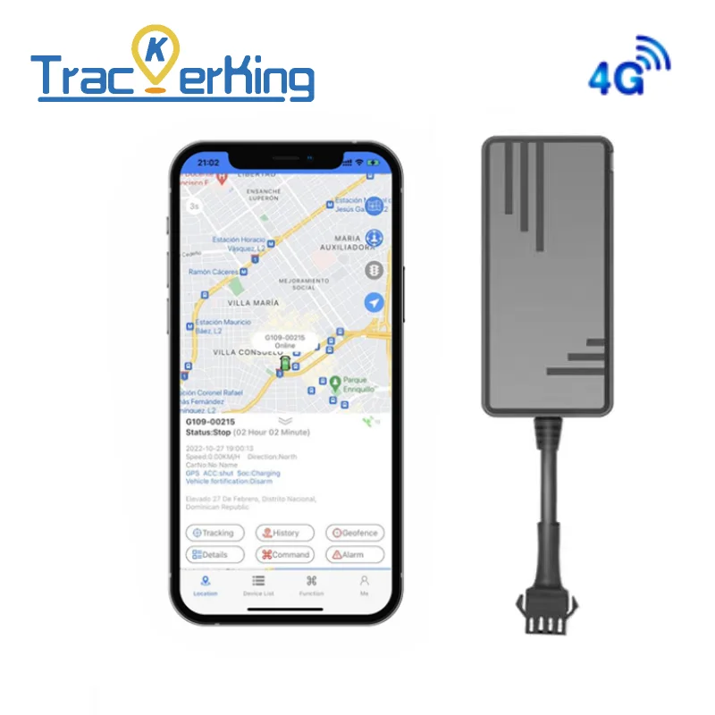 Mini 4G GPS Tracker J16 For Car Moto Bike Vehicle Engine Cut