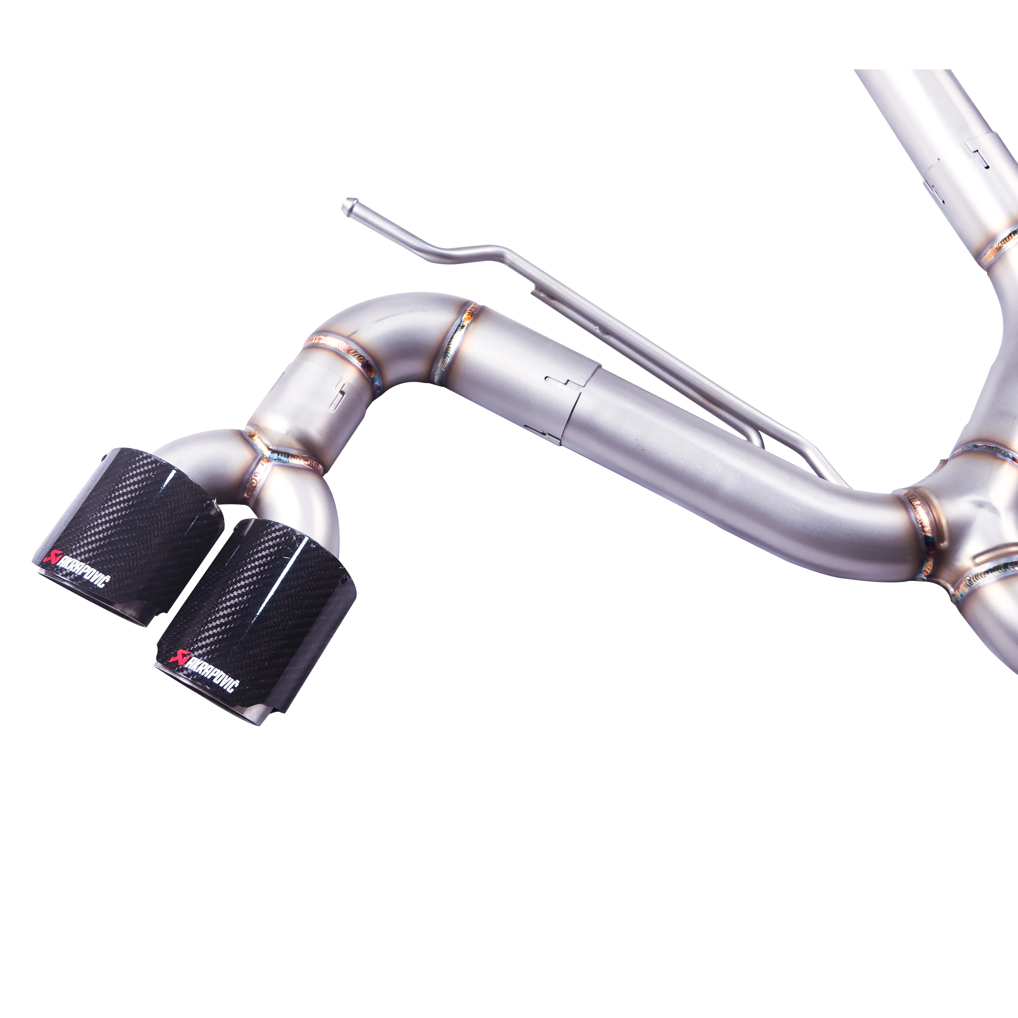 Catback exhaust muffler 304 stainless steel remote control electric valve exhaust system Suitable for Volkswagen Scirocco
