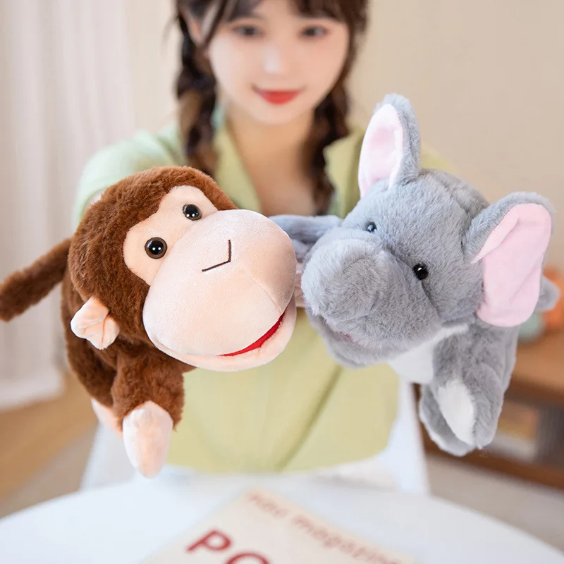Plush Animal Finger Puppet Set 4