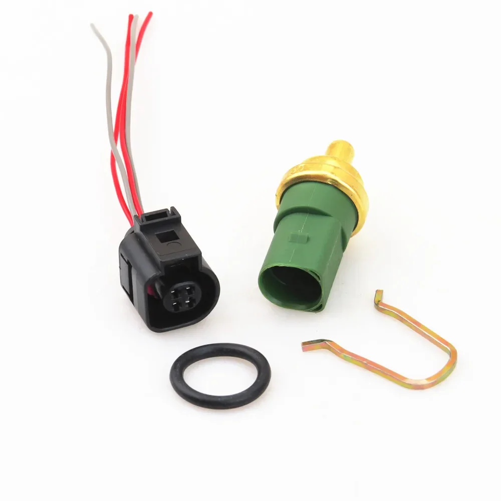 Coolant Water Temperature Sensor & Connect Plug For VW Jetta Passat B5 Golf 4 MK4 AUDI A4 B6 A6 C5 A3 8P Q5 059919501A 4B0973712 temperature sensor