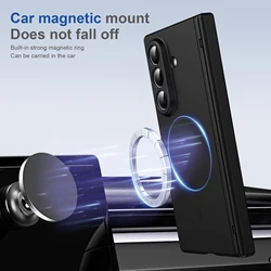 Custodia Magnetica Completa con Pellicola in Vetro Temperato e Protezione Anti-Impronte