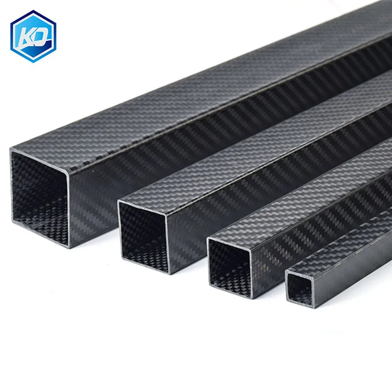 1 PCS 1000mm 3K Carbon Fiber Square Tube OD 20mm 22mm 24mm 25mm 26mm