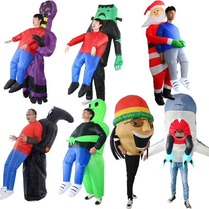 Bambino adulto ragazzo ragazza divertente gonfiabile alieno Costume Cosplay  vestito bambini prestazioni vestito operato Halloween carnevale festa a  tema - AliExpress