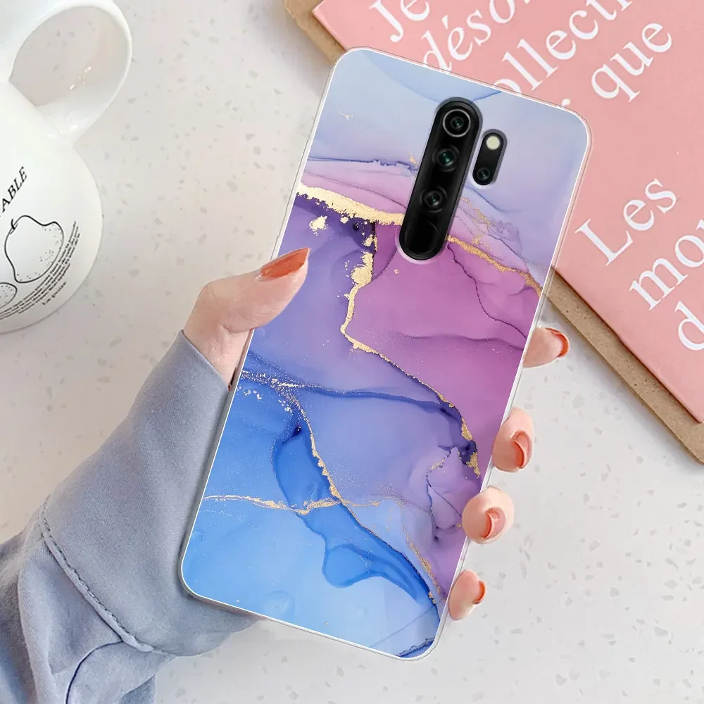 2 Cover Per Redmi Note 8 Pro – Custodia Morbida Silicone Opaco Con Disegno Arcobaleno, Ultra Sottile E Antiurto (Nero)