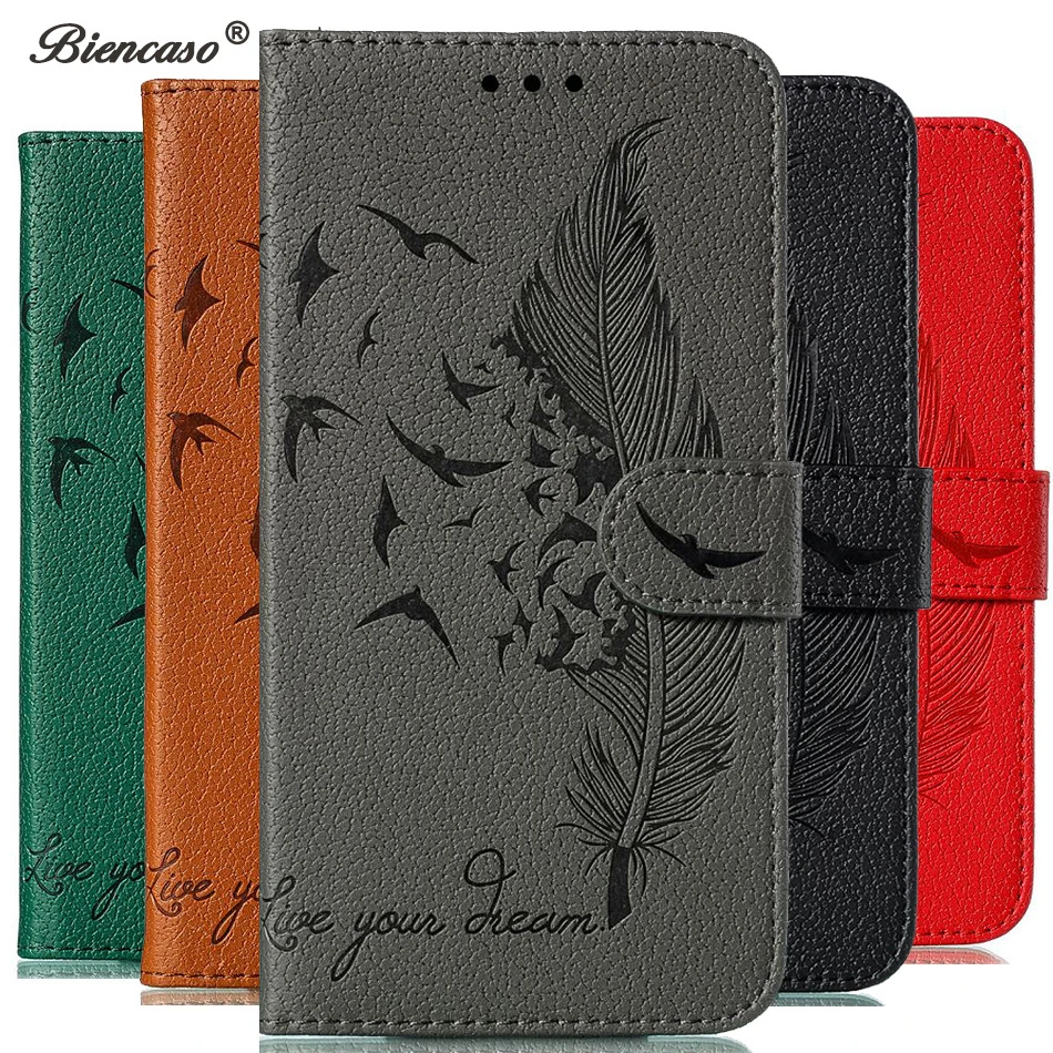 iphone 7 silicone case Feather Embossing Wallet Flip Case For LG Stylo 4 Q Stylus K30 K50 Q60 Cover For Google Pixel 3A 3 4 XL Oneplus 7 Pro 1+7 Pro cute iphone 8 cases