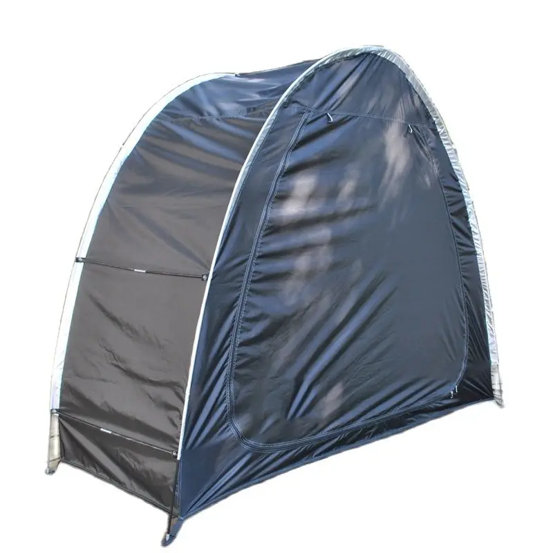 Outdoor Bicycle Storage Shed Tent 210D Silver Coated Oxford Cloth Portable Waterproof Tidy Foldable Single Bike Shelter Cover