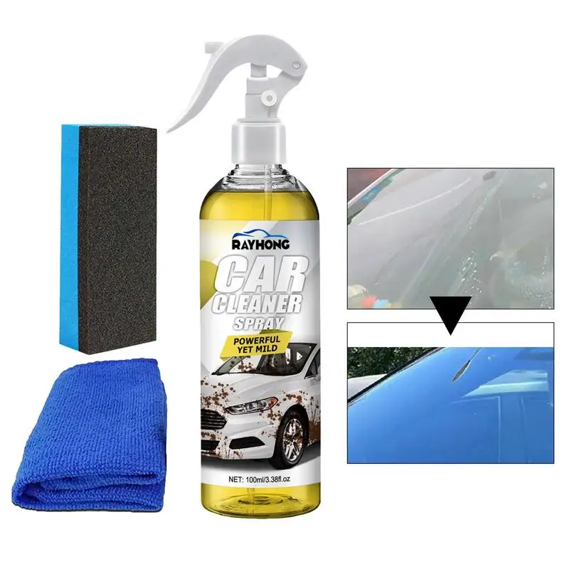 

100ml Car Interior Cleaner Anti-aging Cleaning Spray Multifunction Universal Car Care Automobile Cleaning Accessories