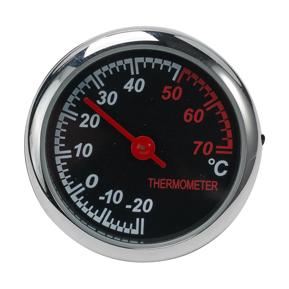 

Mini Car Interior Digital Clock Thermometer Guage Meters For Dashboard Ornament Thermometer Car Electronics Accessories