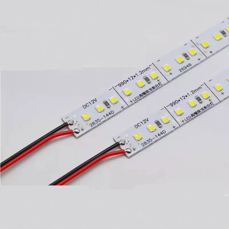 LED Strip 10pcs 8cm-50cm LED Hard Strip Rigid Bar 144 led/m 3000k-6000k 12v 24v