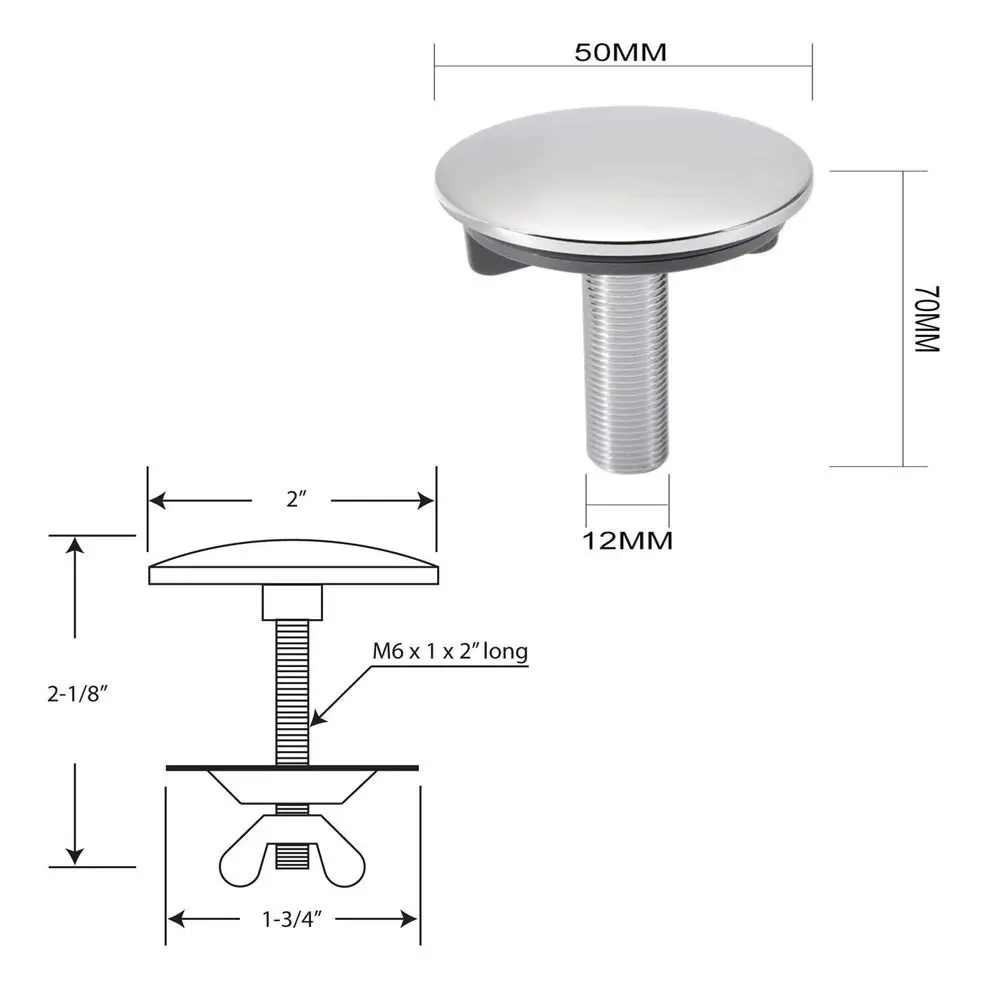 Stainless Steel Faucet Hole Cover Universal Sink Hole Cap Leakage Prevention Sink Stopper Counter Plugs