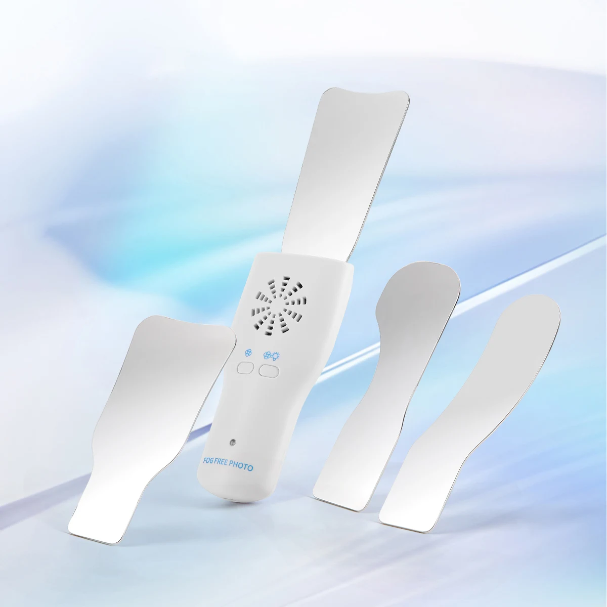 AZDENT Dental Automatische Antibeschlagspiegel für Oralfotografie, Reflektor, Glas-Defog-Spiegel, kieferorthopädischer Bukkal-Oklusal-Lingual – Detail 1