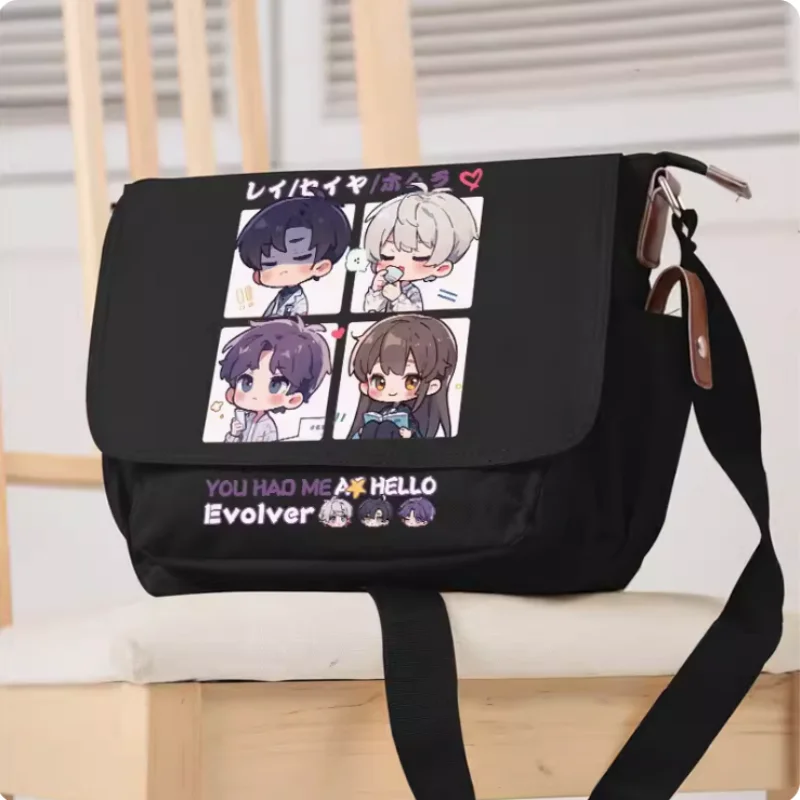 Anime Love and Deepspace Rafayel  Cartoon Bag Unsix Fashion Leisure Teenagers Crossbody Student Messenger Handbag B1240