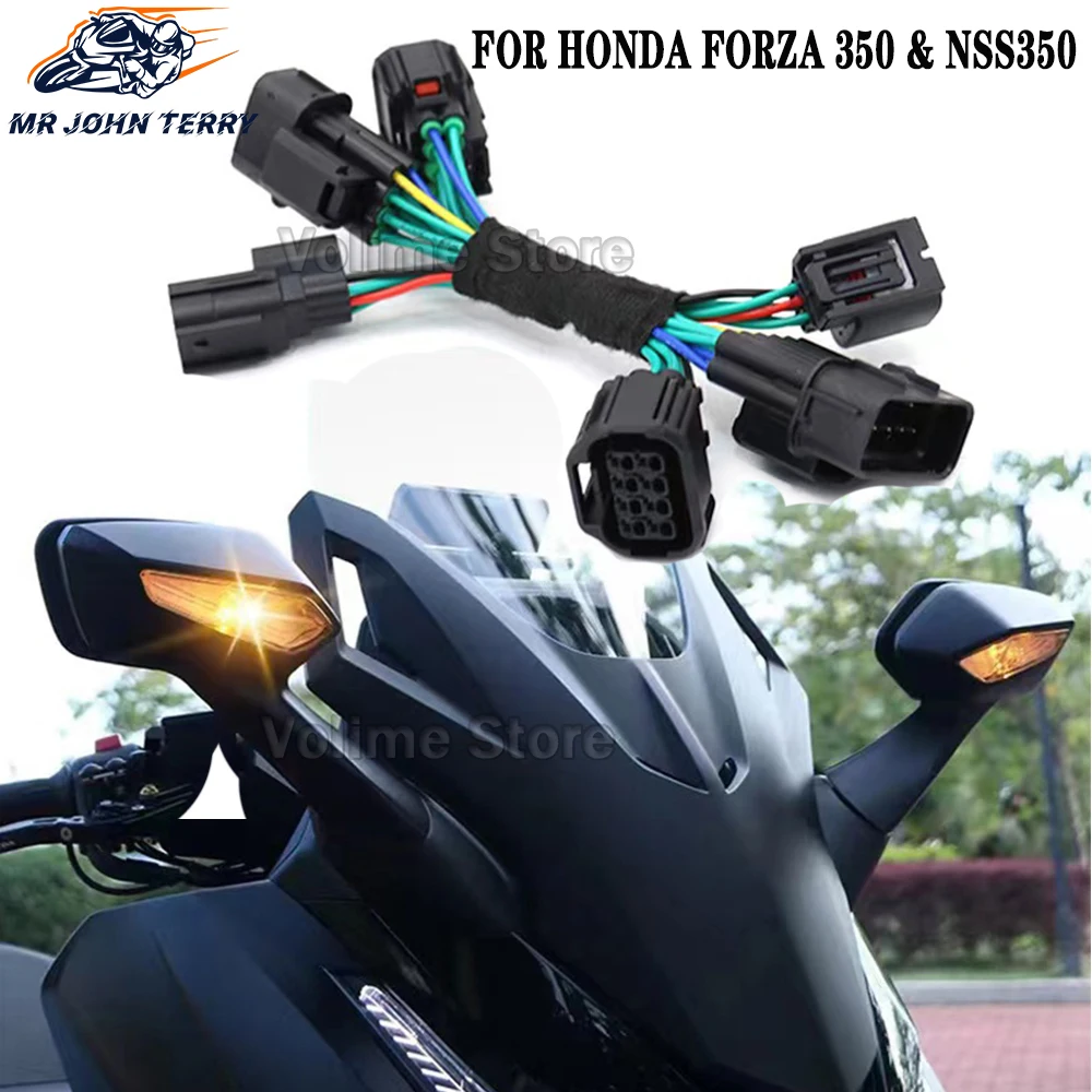 For Honda Forza 350 NSS350 Double Flash Overtaking Switch Lossless Wire  Harness