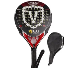 2021 New Vairo Racket Pala Padel Professional Carbon Fiber Cricket Racket Outdoor Sports Unisex Equipment with Bag