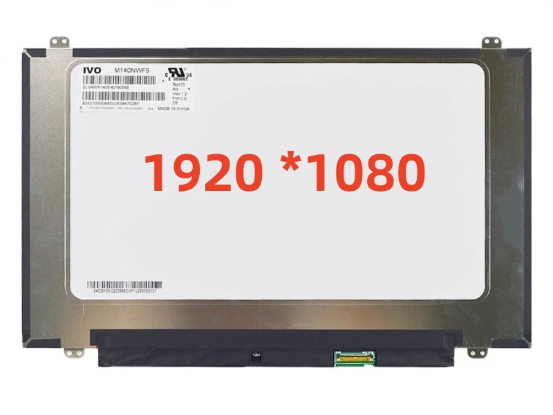 Schermo LCD di ricambio per computer portatile da 14 pollici Schermo LCD di ricambio per computer portatile da 14 pollici
