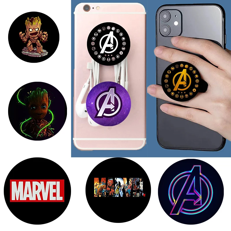 Marvel Stopped Phone Socket Supporto Per Telefono Pieghevole Supporto Per Telefoni Grip Accessori Per Telefoni Cellulari Soporte Movil Per Apple Iphon