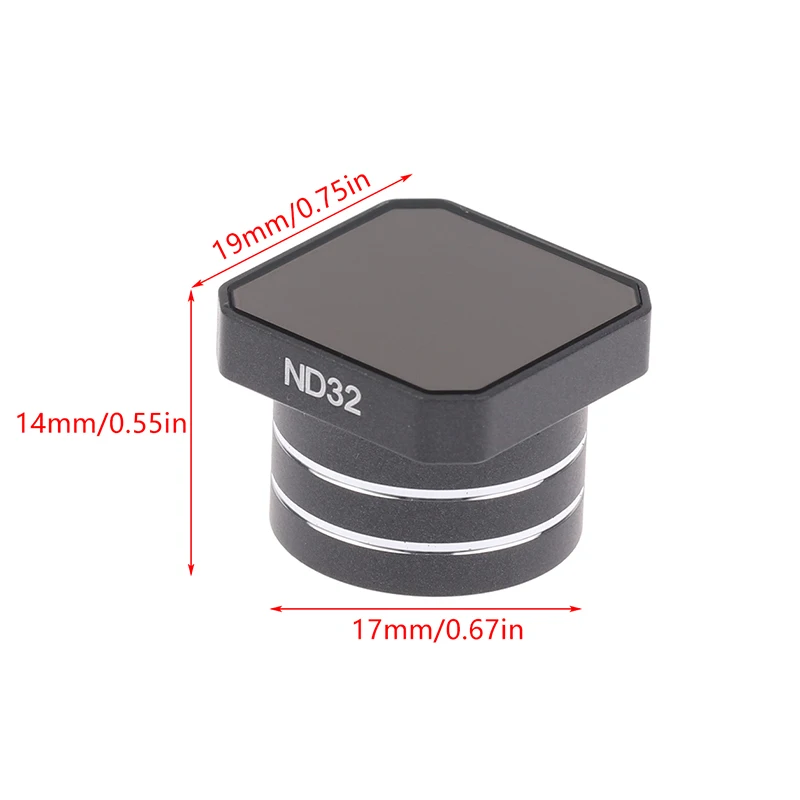 Filtre ND16/ND32/ND8 pour caméra FPV drone - 19x14mm