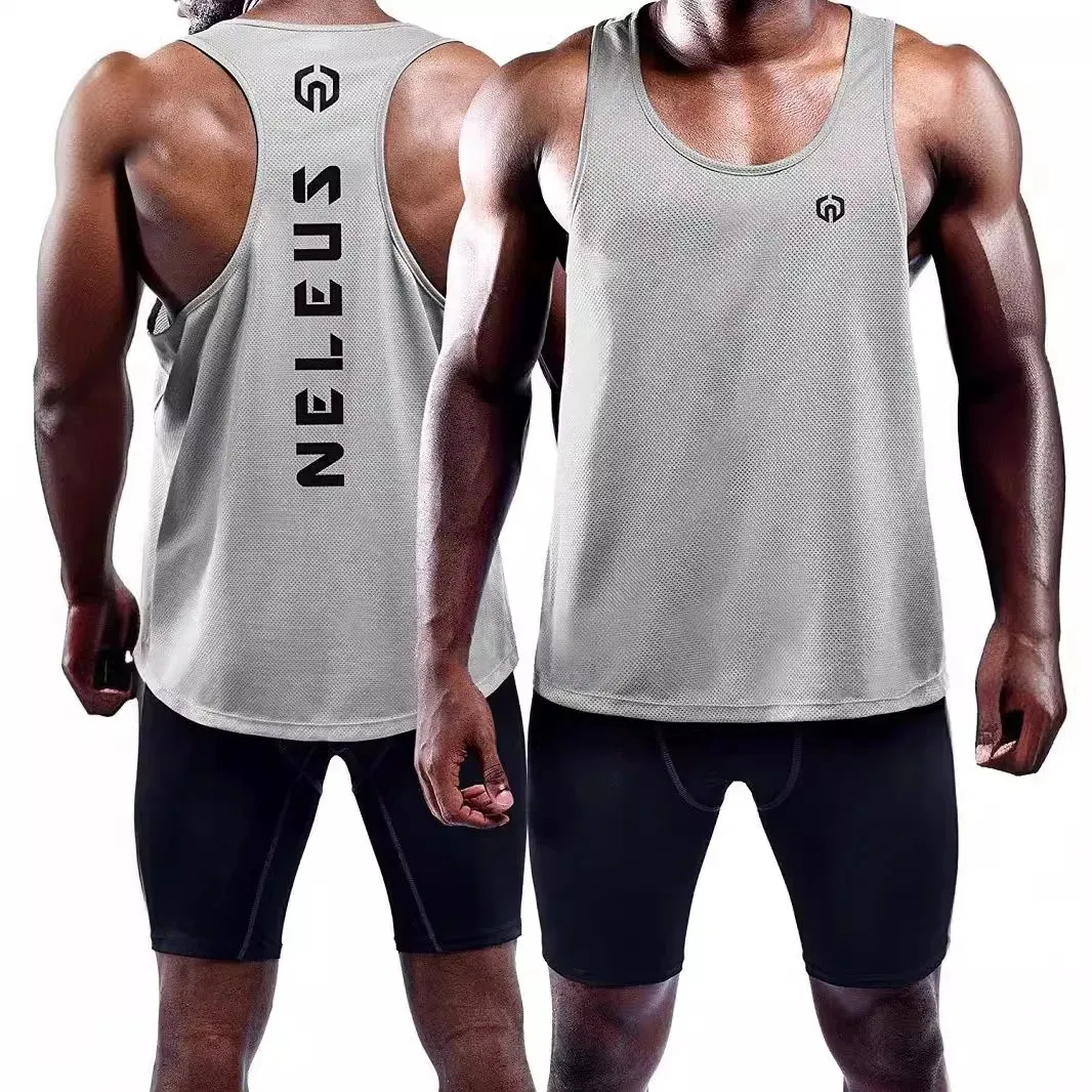 1PC Adult Men Women Running Outdoor Shirts Tight Gym Tank Top Fitness Sleeveless T-shirts Sport Exercise Basketball Vest Clothes