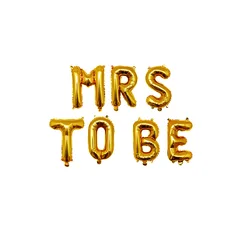 Elegant Rose Gold Bride To Be Celebration Balloon Set with Crown Accents - Other (DEEP BLUE)