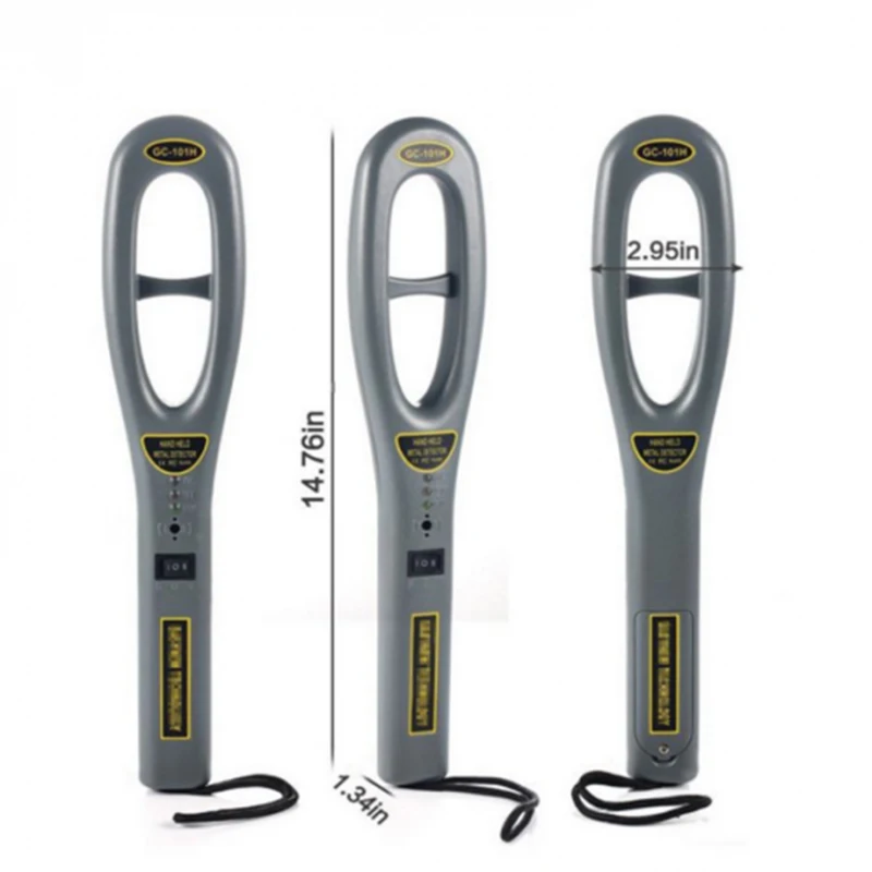 Handheld Metal Detector ESH-10 (Alkaline Battery) Station Airport School Exam Room Metal Mobile Phone Detector