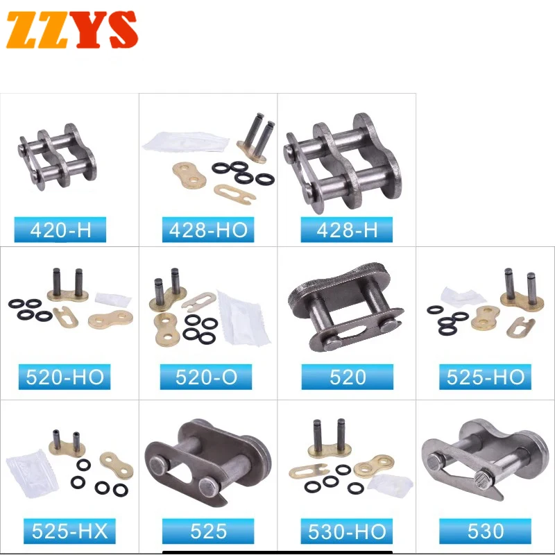 

420H 428H 428HO 520 520O 525 525HO 525HX 530 530HO Master Пряжка, кольцо для цепи мотоцикла, замок, соединительный ремень, зажим