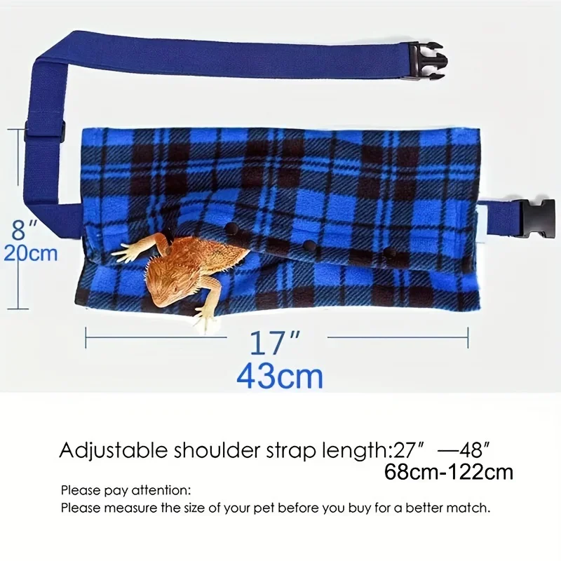 1 Animal Harness Adjustable Comfortable Lizard Reptile Straps Breathable Outdoor Activities reptile harness leash