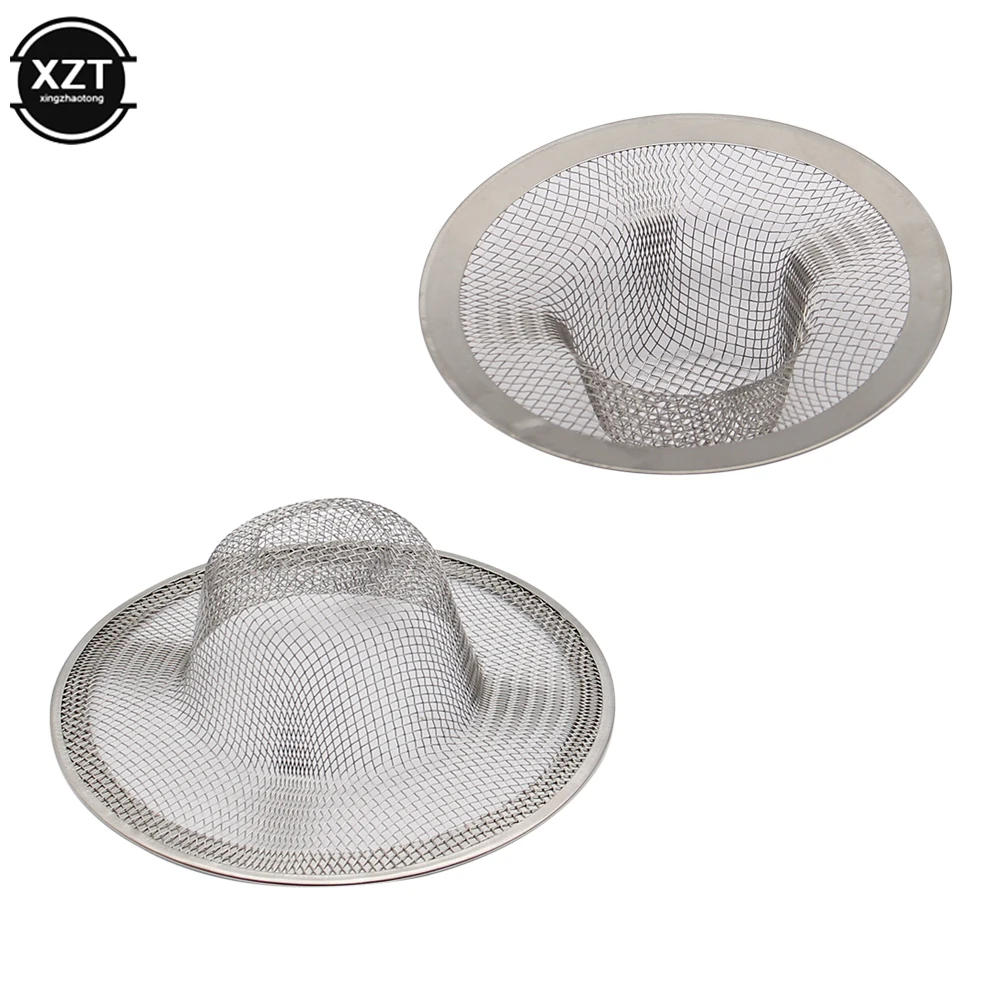 Kitchen Sink Strainer Stainless Steel Flume Filter Mesh Trap Bathtub Wash Basin Sundries Drain Hole Strainer Kitchen Gadget ﻿ 4