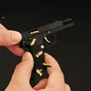 1:3 Shell Ejection G34 TTI PIT VIPER Alloy Empire G17 Assembly Toy Gun Model Keychain Weapon Mini Pistol Christmas Gift 4