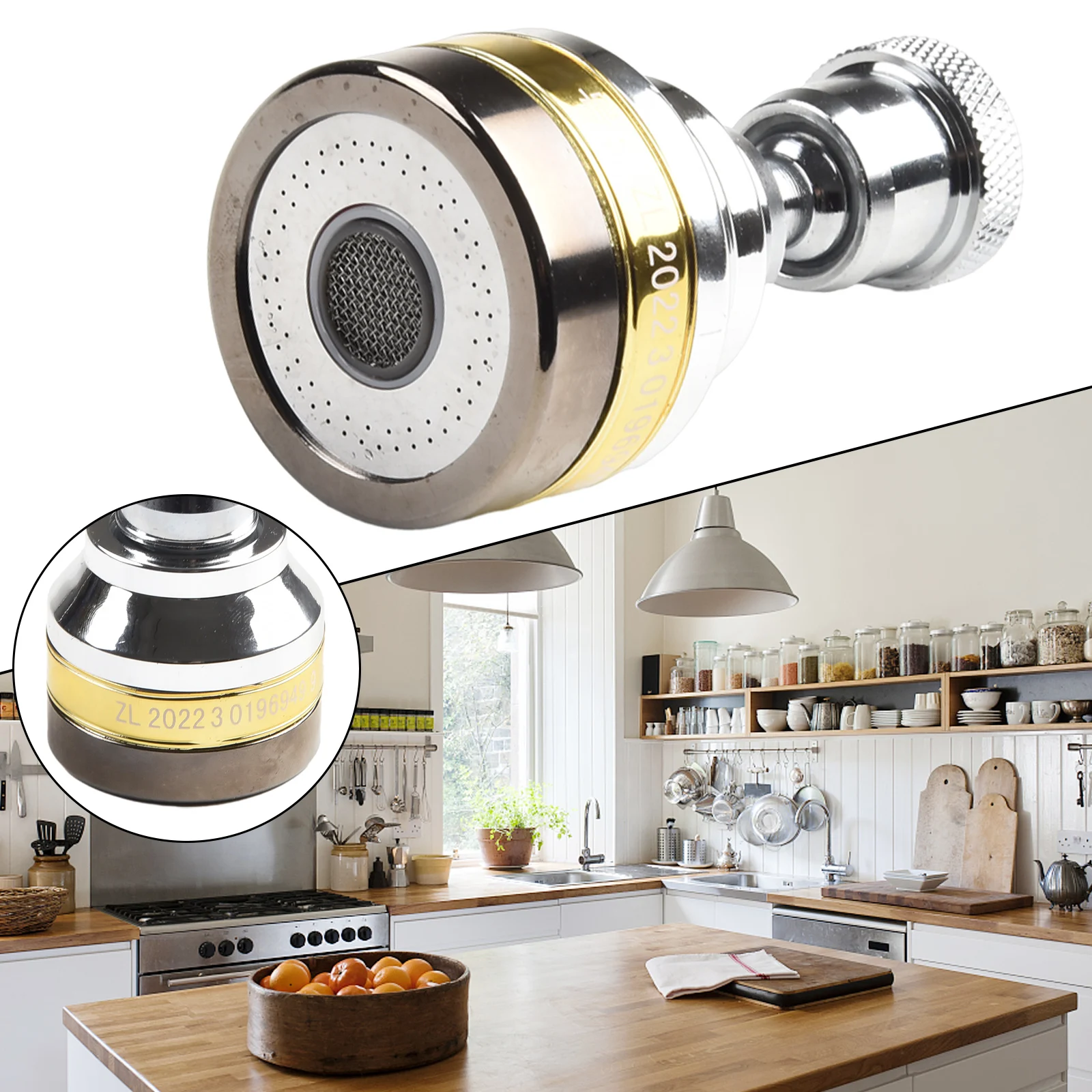 

Universal Booster Extender Faucet None 5.7*4.2cm Brass Dual Extender Faucet Faucet Aerator Faucet Nozzle Function