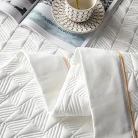Luxury Bedspread on the bed Euro style bed covers multi-use blanket quilted bed Plaid Linens coverlet Bedspreads bed sheet quilt 5
