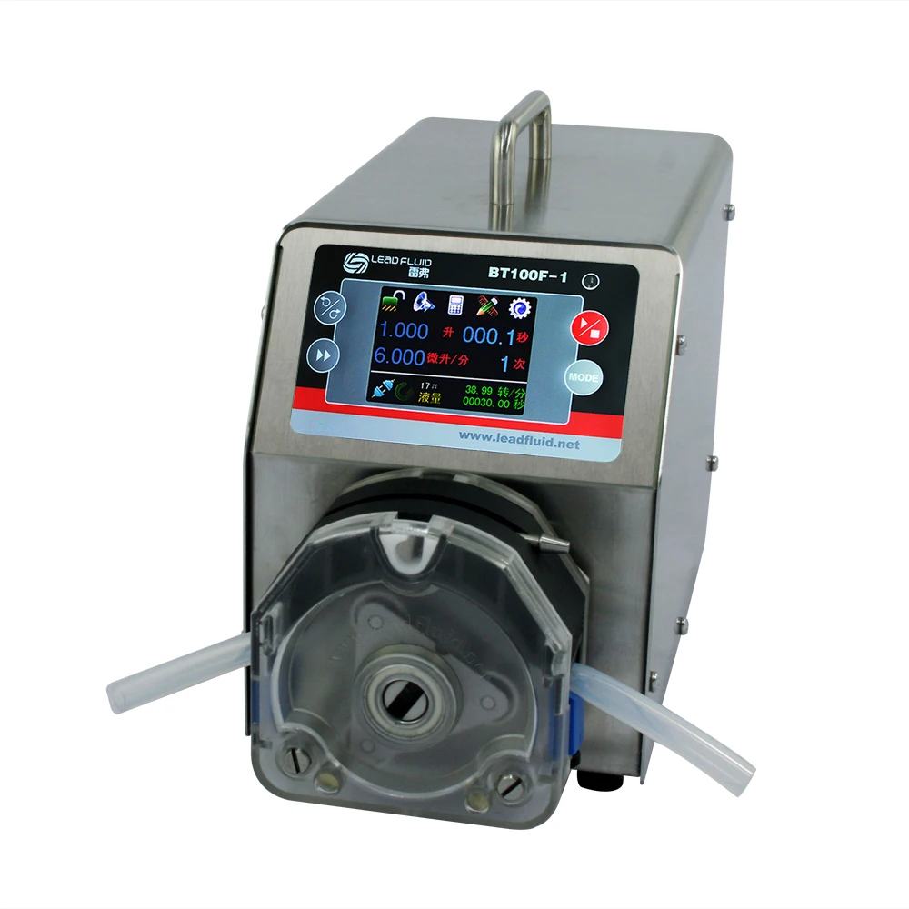 

BT100F-1 KZ25 PC Lab промышленный химический медицинский Интеллектуальный Дозирующий перистальтический насос Жидкость 0,25-1500 мл/мин