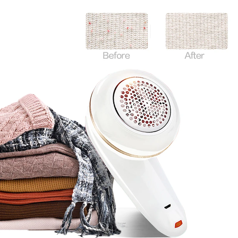 

Fabric Sweater Shaver Rechargeable Lint Remover Portable Fuzz Defuzzer Clothes Furniture Battery Operated Pills Pilling Trimmer