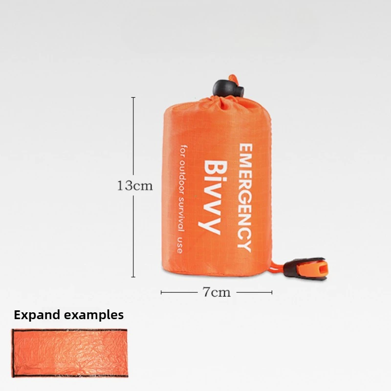Emergency Sleeping Bag Lightweight Waterproof Outdoor First Aid Kit Waterproof Compression Backpack Hiking Camping Bedding
