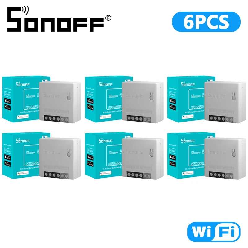 SONOFF MINI R2 WiFi Switch Two Way Control Light Switch Module Smart Home Automation Relay Breaker For eWeLink Alexa Google Home 