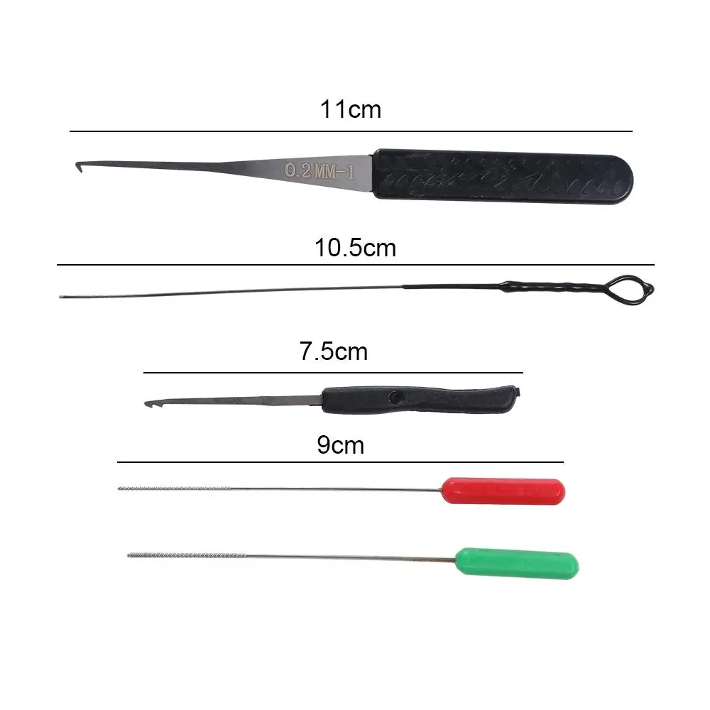 Description Picture 6 of item1Set Professional Broken Key Remove Hook DIY Visible Lock Pick Set Locksmith Supplies Hand Tool Key Extractor