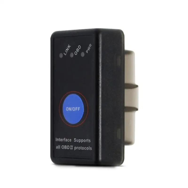 

Автомобильный диагностический сканер ELM327 V1.5, совместимый с Bluetooth, ELM 327 EOBD OBD2, сканер с переключателем считывания кодов для Android