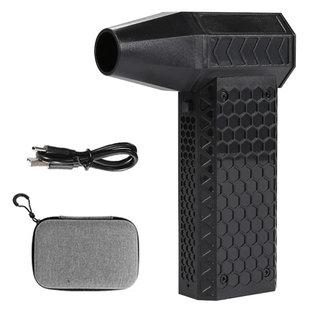 Electric Turbo Jet Fan with Storage Bag 130000RPM Wind Speed 52m/s Violent Fan Mini Air Blower Handheld Car Dust Cleaning Tool