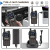 Baofeng BF-18L Walkie Talkie Tri Band Wireless Copy Frequency 999CH NOAA Long Range Type-C VHF UHF Portable Ham Two Way Radio 4