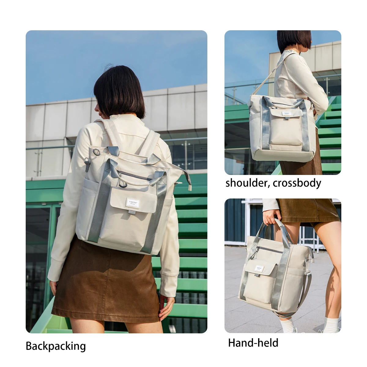 Tigernu NEW 3 In 1 Backpack Female Should bag Women Handbag Large Capacity Convertible Multipocket Crossbody For 14 inch Laptop 2