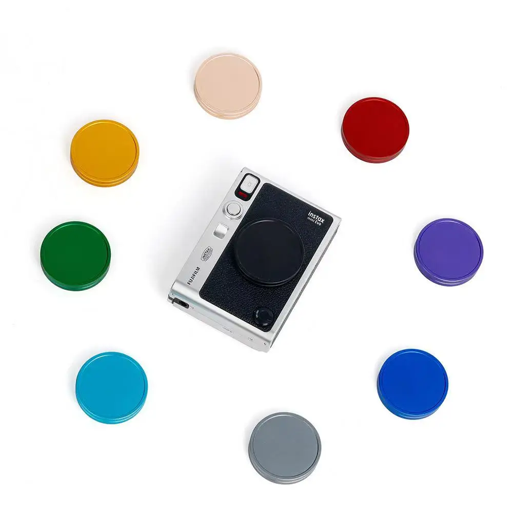 Rieibi Mini EVO Silicone Case - Soft Protective Cover For Fujifilm Instant Camera In Orange