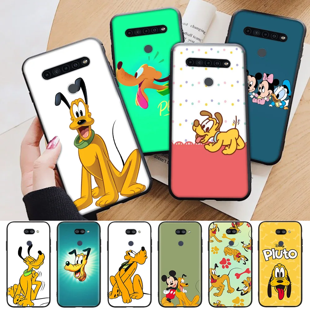 Custodia Nera Per Iphone 14 Plus 13 Mini 15 11 Pro X Xs Max Pluto Dog