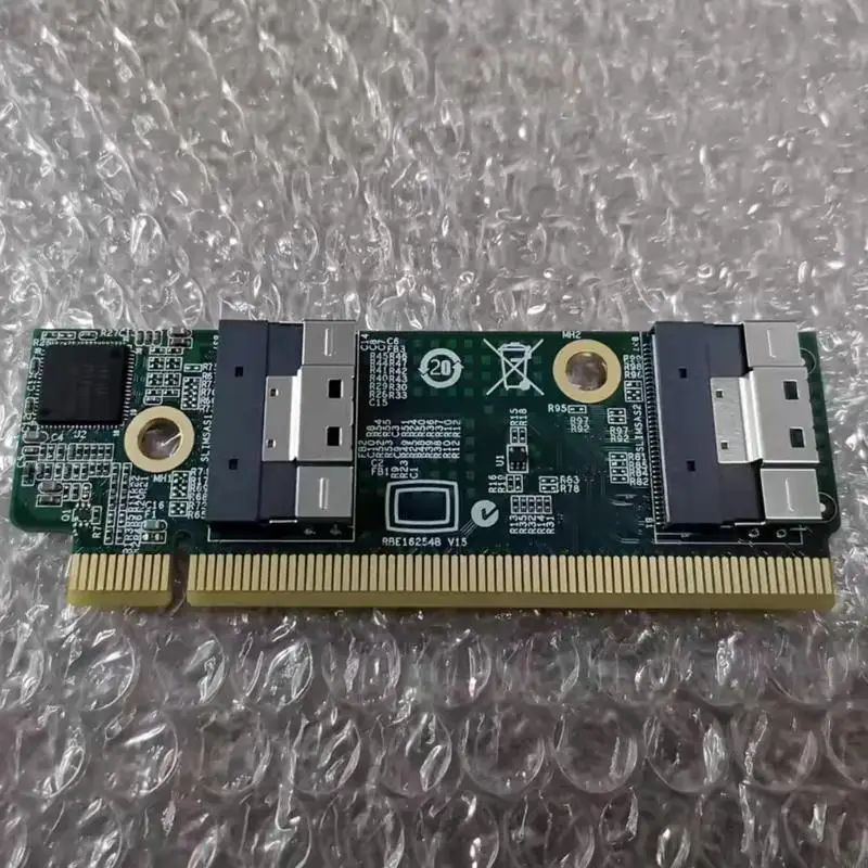 SFF-8654 to PCIe x16 Converters Supports SFF-8654 to PCIe Interfaces Convert Card Adapters for 1U Server