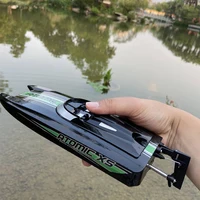 Remote Control Boat  Speed Boat Structure Strong Steering Gear 25km/h RC Jet Wartercraft for Boy Beginners in Lake Pool Sea 1
