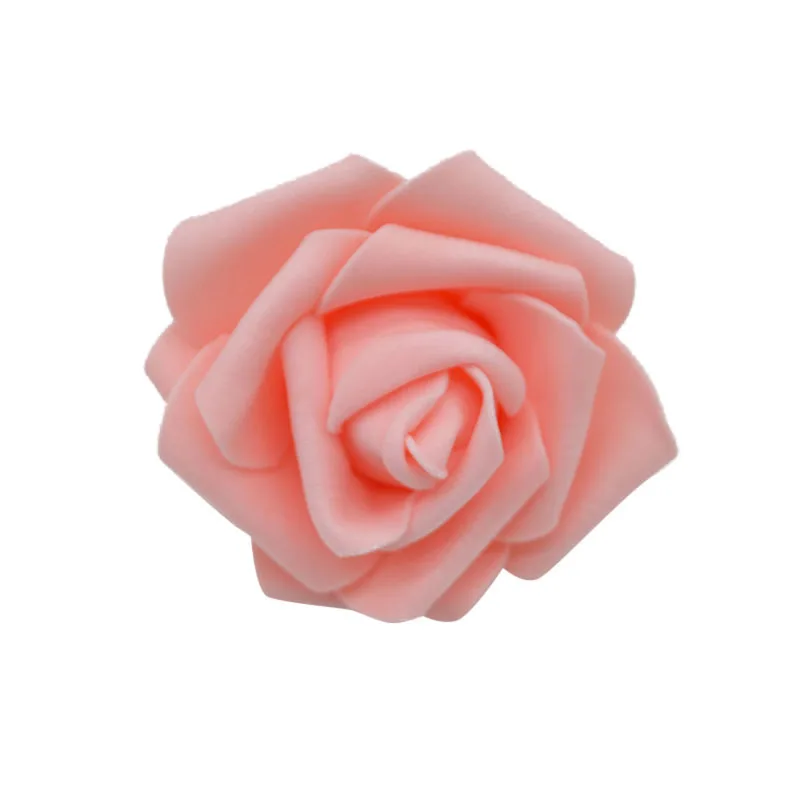 20pcs/lot Handmade 6cm Artificial Foam Roses PE Foam Rose Flower Head DIY For Wedding Home Festival Decorative Flowers scrapbook